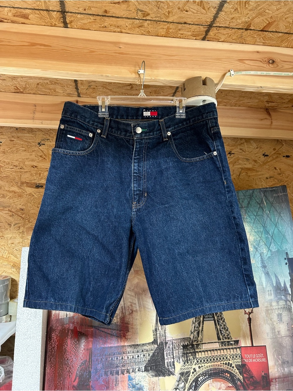 Tommy Hilfiger Men's Denim Shorts, Size 36 Inseam 30